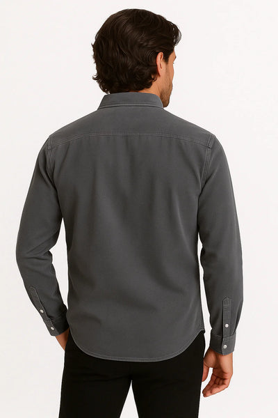 Léon - Chemise classique à col boutonné