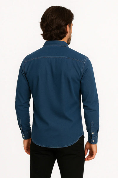 Léon - Chemise classique à col boutonné