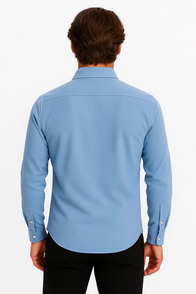 Léon - Chemise classique à col boutonné