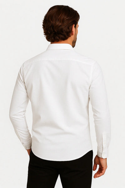 Léon - Chemise classique à col boutonné