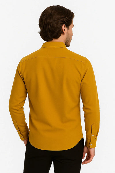 Léon - Chemise classique à col boutonné