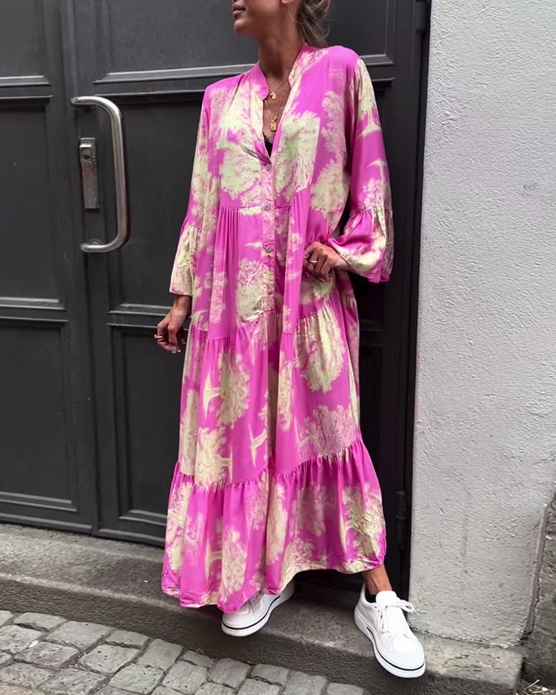 Helene - Robe élégante à coupe fluide
