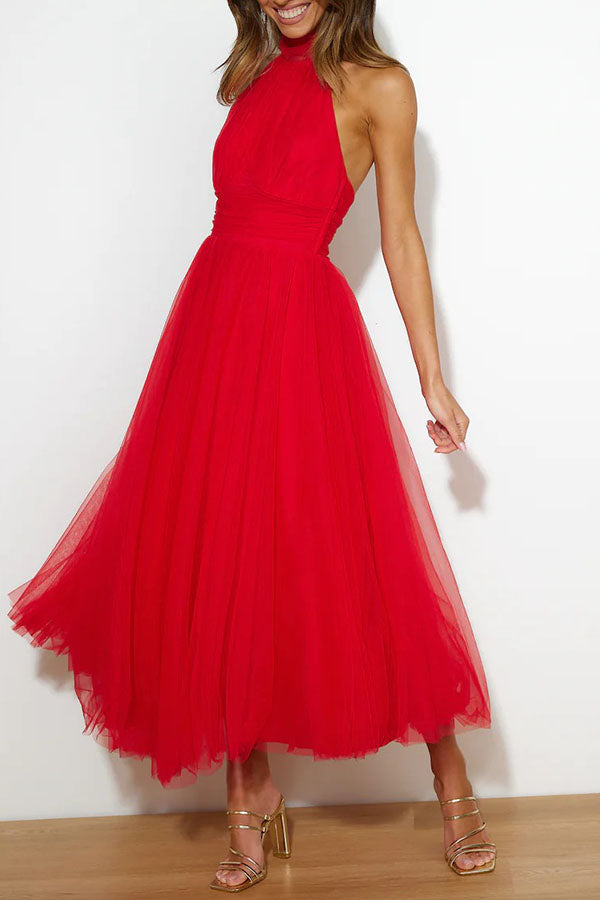 Phoebe – Robe à jupe longue