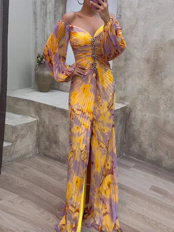 Gisselle – Robe à décolleté en V