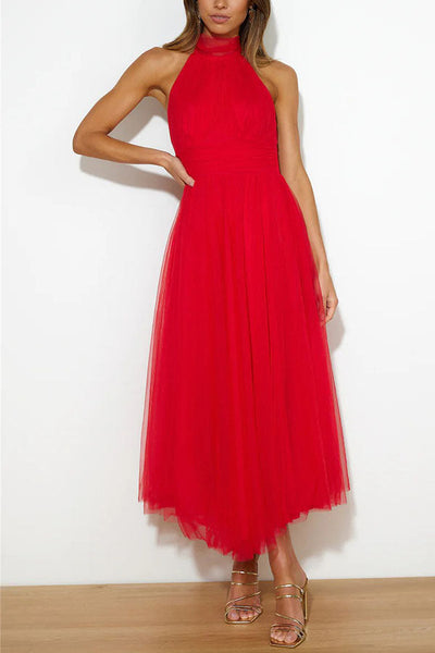 Phoebe – Robe à jupe longue