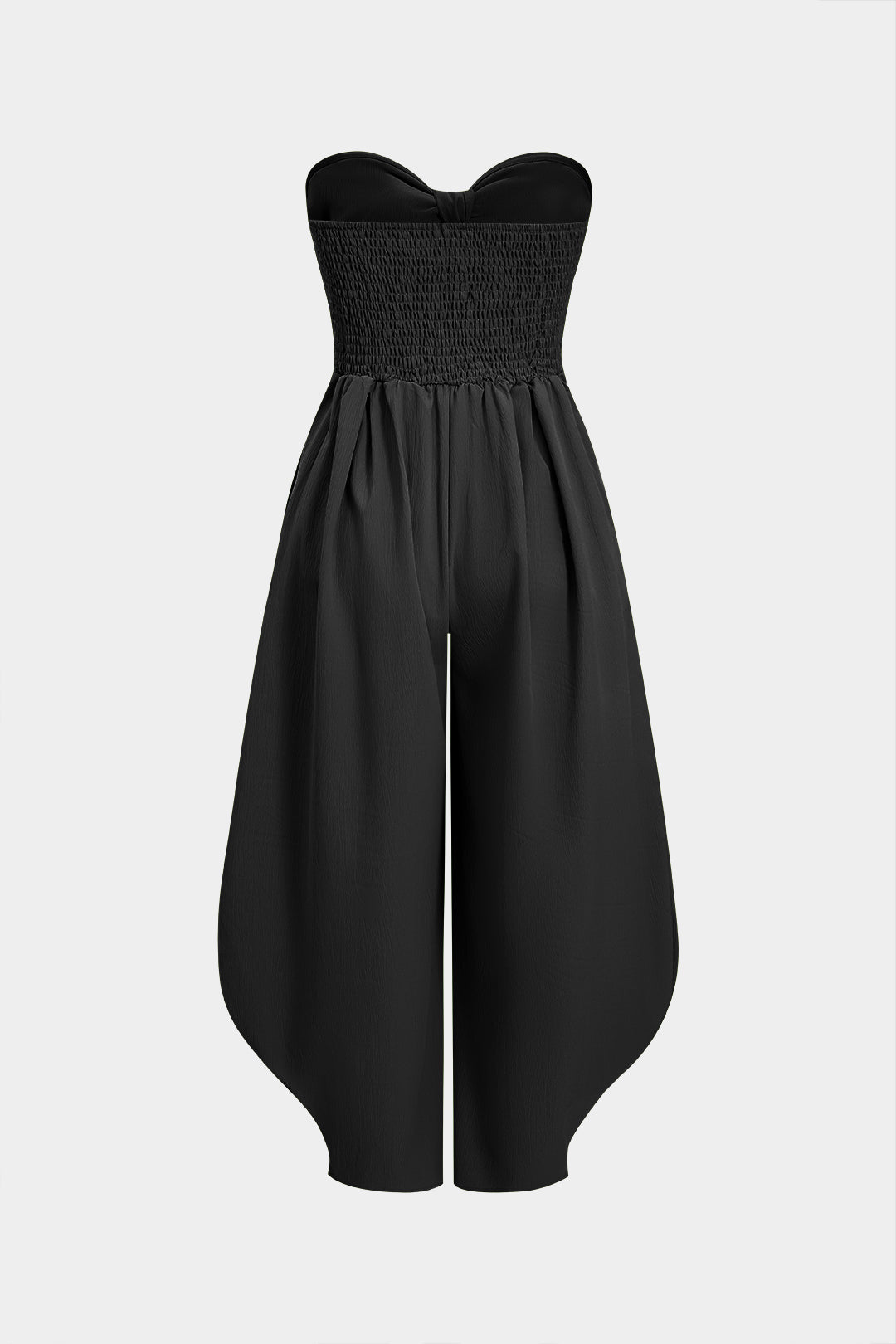 Clara - combinaison bustier à nouer, coupe ballon élégante