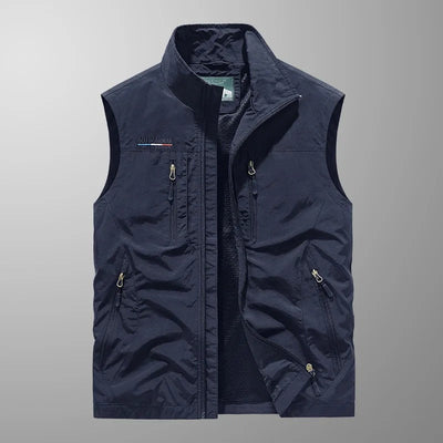 Tauno – Gilet cargo multifonctions pour homme