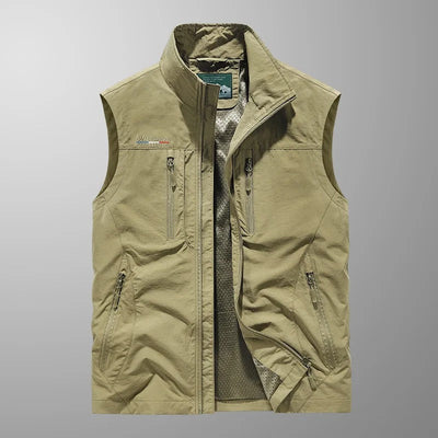 Tauno – Gilet cargo multifonctions pour homme