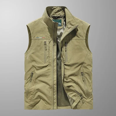 Tauno – Gilet cargo multifonctions pour homme