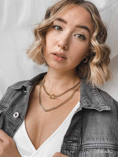 Collier Chunky – Chaîne épaisse tendance