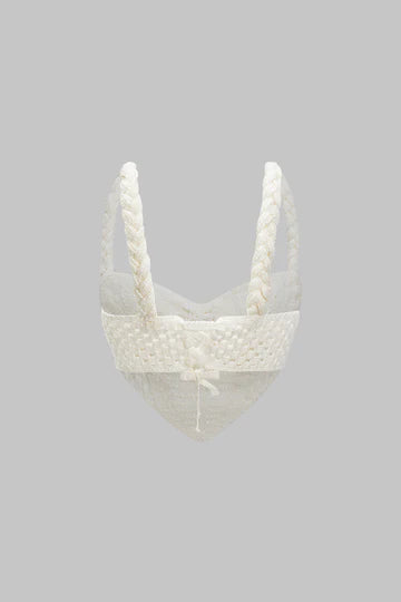 Maude - jupe longue en crochet à fente