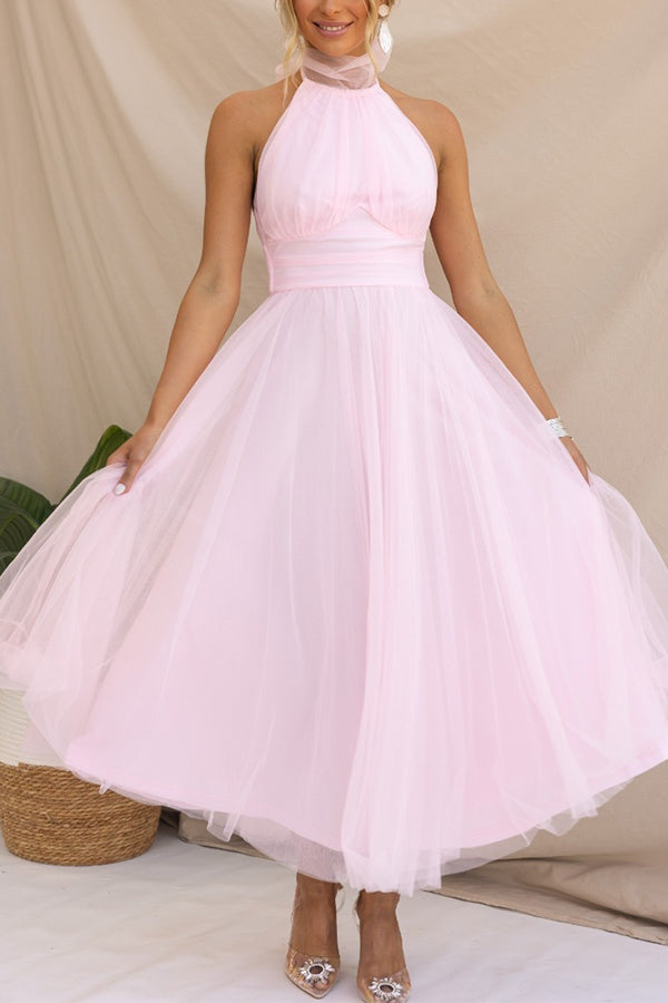 Phoebe – Robe à jupe longue