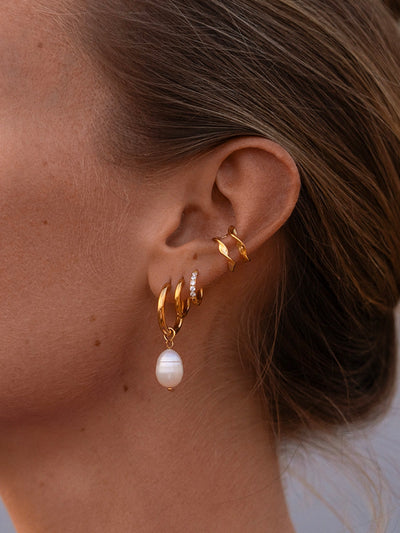 Créoles Crystalized Shine – Petites (12 mm)