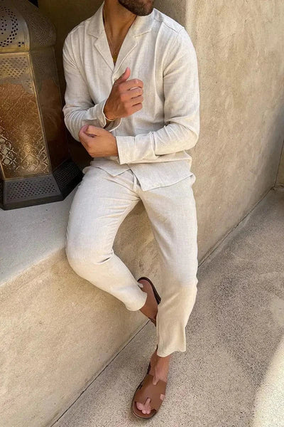 Tim – Ensemble estival en lin pour homme