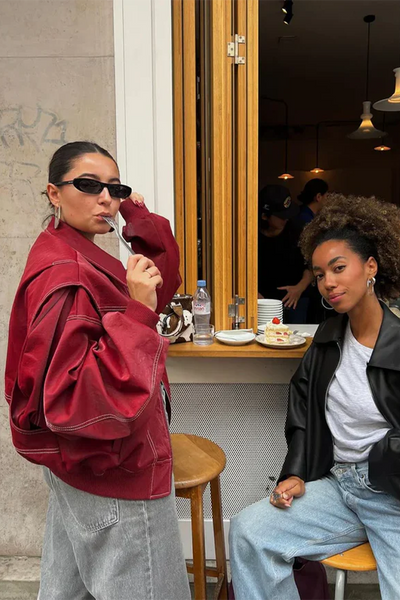 Marilou - Veste oversize à contraste de matières