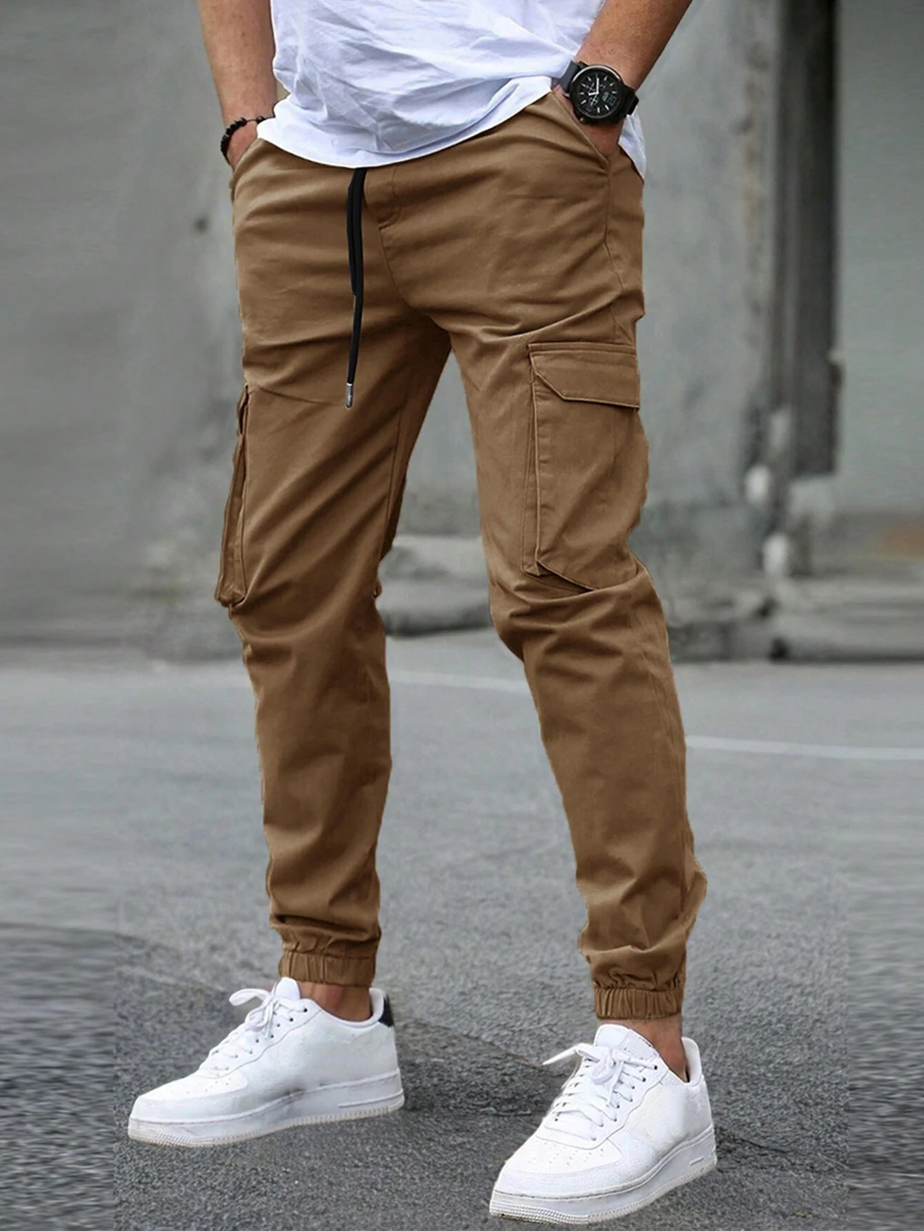 Léo – Pantalon cargo jogger, confort et style sans compromis