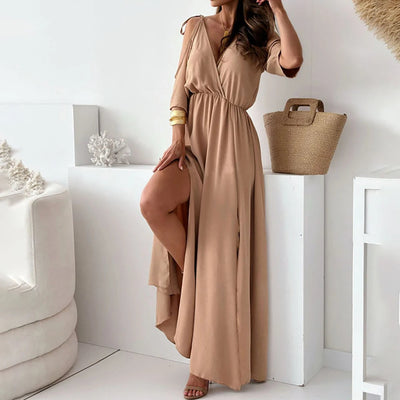 Sienna – Robe Élégante avec Fente Latérale