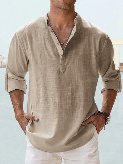 Mathieu – Chemise en lin respirant
