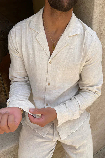 Tim – Ensemble estival en lin pour homme