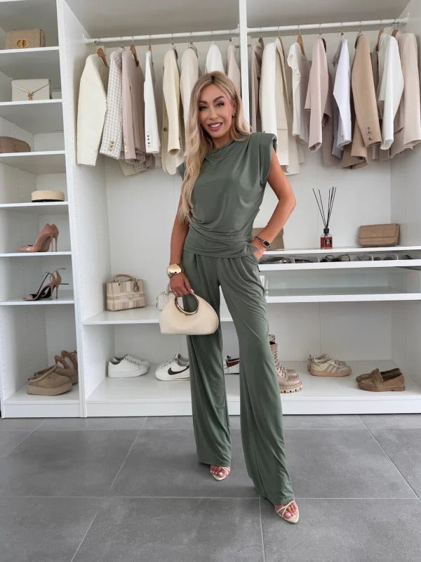 Noelle – Ensemble blouse et pantalon