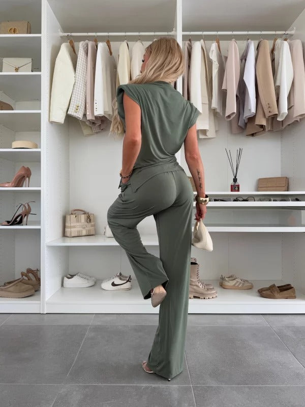 Noelle – Ensemble blouse et pantalon