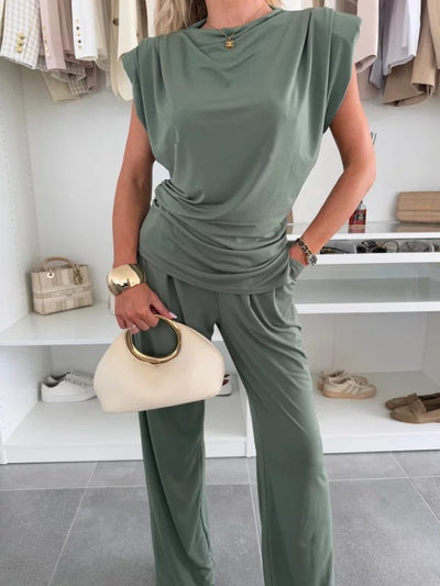 Noelle – Ensemble blouse et pantalon