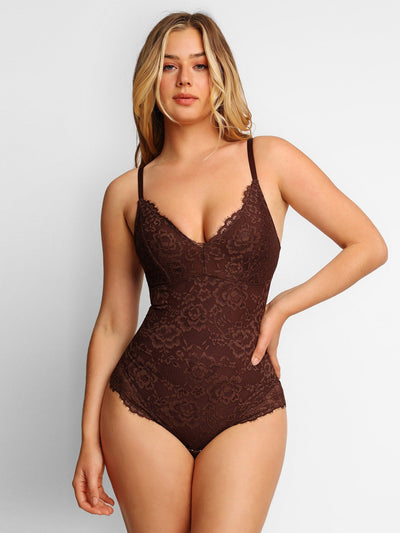 Léa - Body Sculptant en Dentelle Élégante