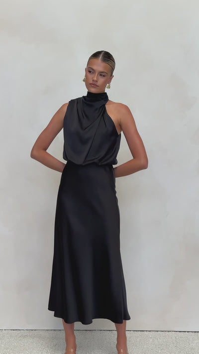 Benthe – Robe Midi Épaules Dénudées