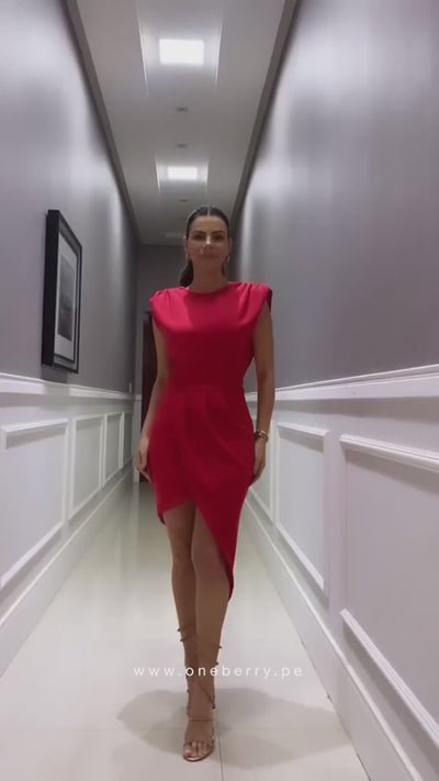 Carla – Robe Élégance fluide et moderne