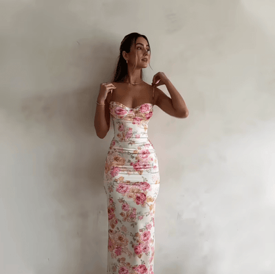 Beau - Robe longue fleurie d’été