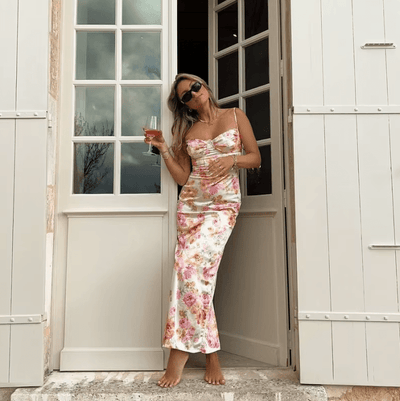 Beau - Robe longue fleurie d’été