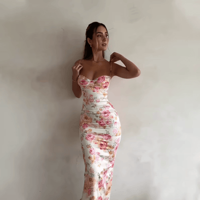 Beau - Robe longue fleurie d’été