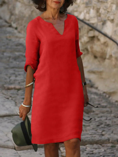 Lyne - Robe à col en V qui cache le ventre