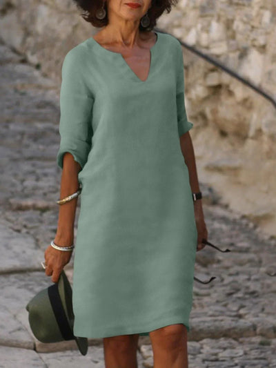 Lyne - Robe à col en V qui cache le ventre