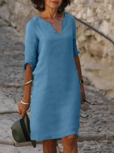 Lyne - Robe à col en V qui cache le ventre