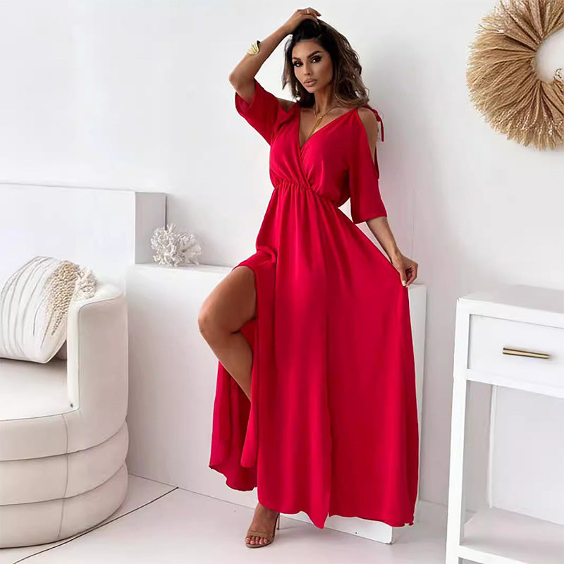 Sienna – Robe Élégante avec Fente Latérale