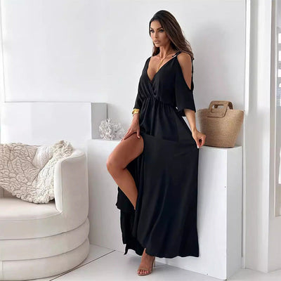 Sienna – Robe Élégante avec Fente Latérale