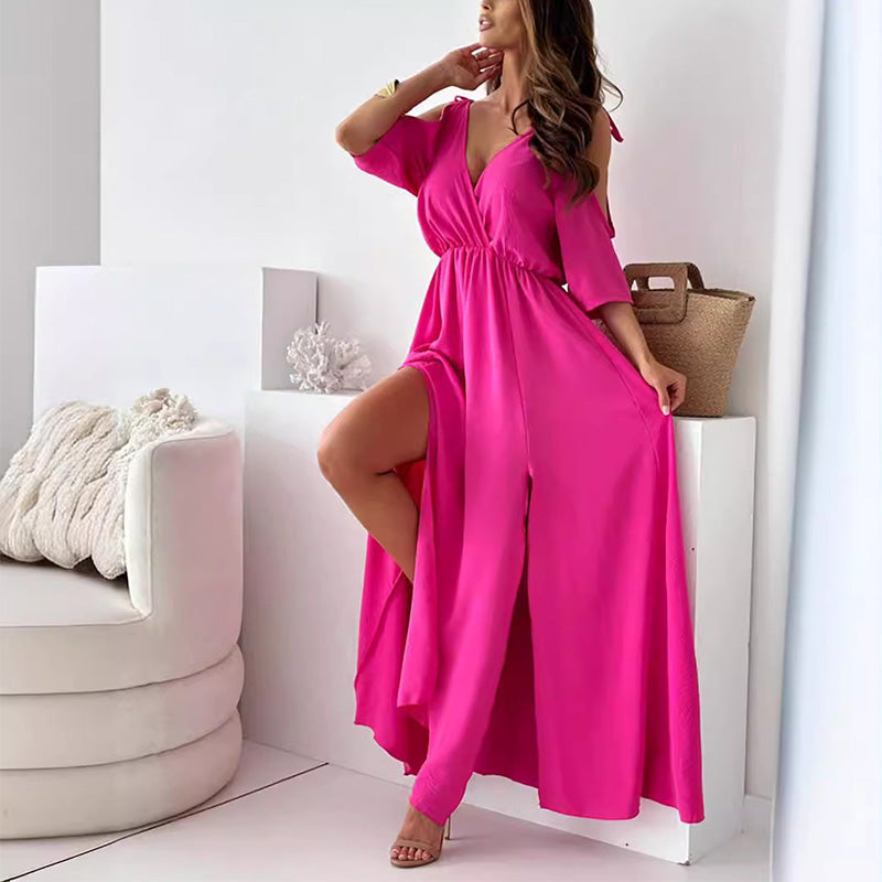 Sienna – Robe Élégante avec Fente Latérale