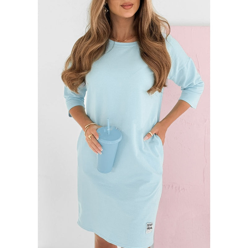 Mira – Robe à manches 3/4 avec poches