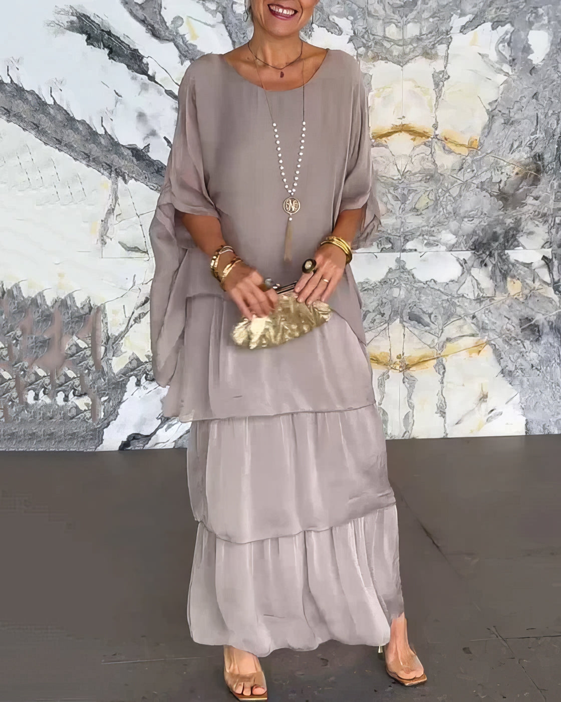 Ava – Robe Artistique à Coupe Ample