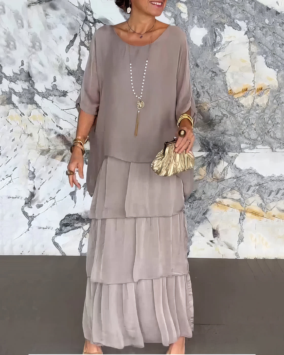 Ava – Robe Artistique à Coupe Ample