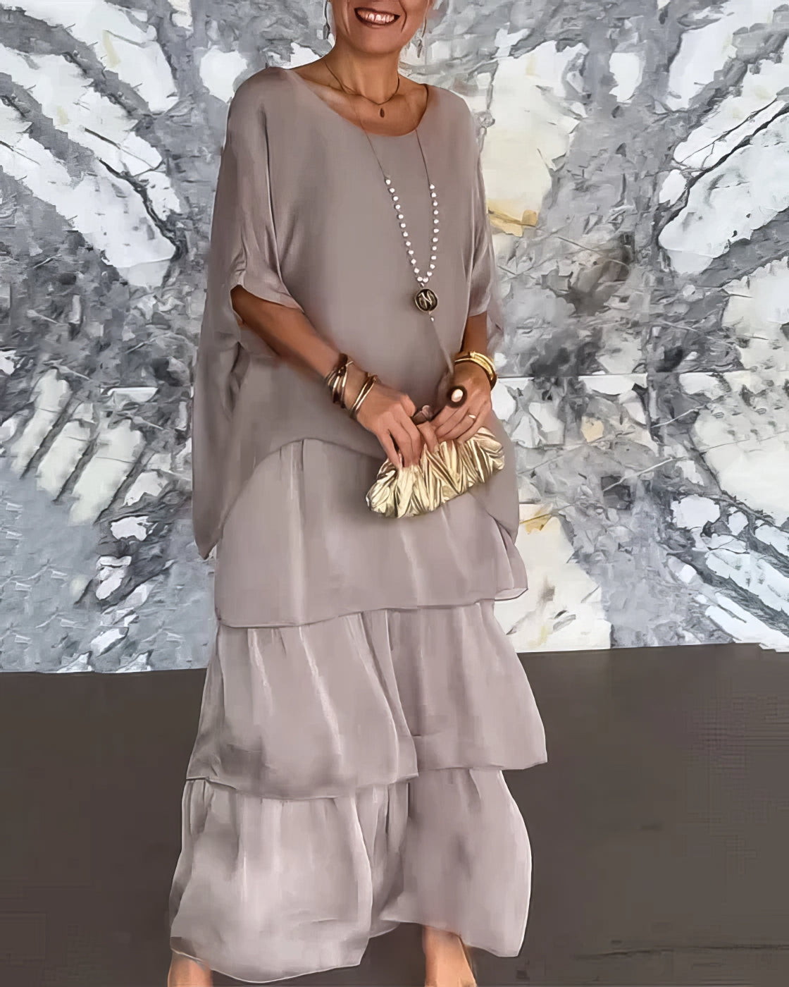 Ava – Robe Artistique à Coupe Ample