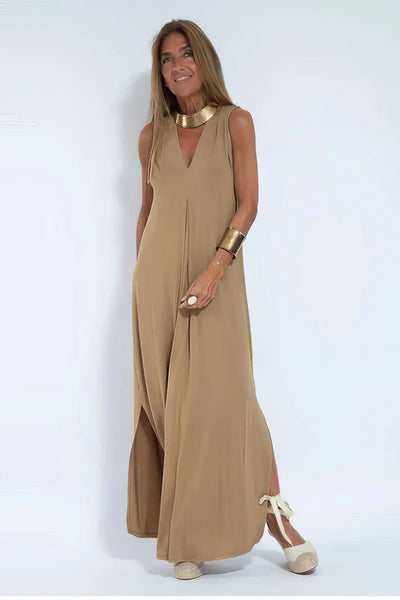 Patricia – Robe Longue Élégante avec Cardigan Assorti Offert