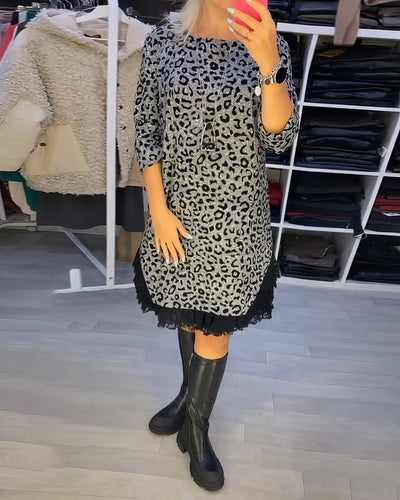 Sienna – Robe Élégante à Imprimé Léopard