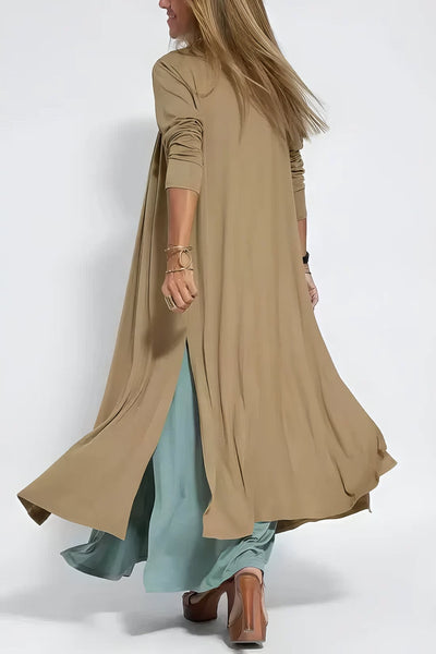 Patricia – Robe Longue Élégante avec Cardigan Assorti Offert